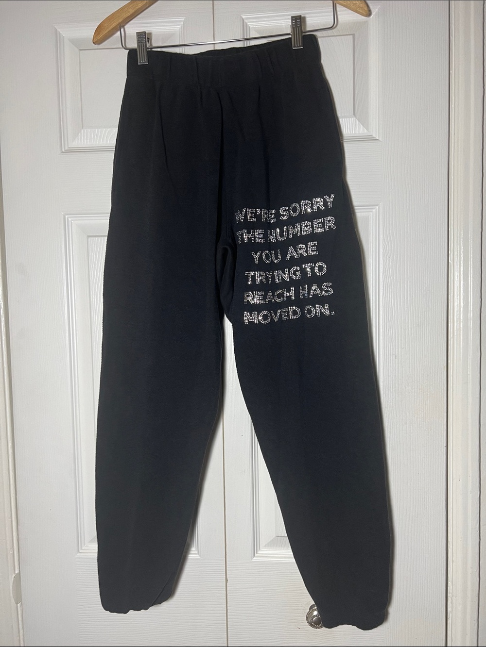 Boys Lie Mac Slim Black Sweatpant Jogger - Picture 3 of 8